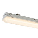 SLV damp-proof luminaire WATERPROOF V 600 DALI DALI controllable, wired through IP66, grey dimmable