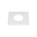 Abdeckung f�r LED Einbauleuchte UNIVERSAL DOWNLIGHT PHASE, IP65 (Outdoor + Indoor), quadratisch, starr, wei�