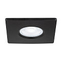 cover UNIVERSAL DOWNLIGHT IP65 square, rigid, closed, airtight, black