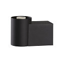 SLV Wandleuchte VARYT, IP44, rund, E14 max. 6W, ohne Schirm / Abdeckung, schwarz