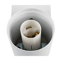 SLV Wandleuchte VARYT, IP44, rund, E14 max. 6W, ohne Schirm / Abdeckung, wei�