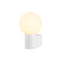 SLV Wandleuchte VARYT, IP44, rund, E14 max. 6W, ohne Schirm / Abdeckung, wei�