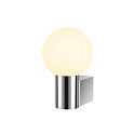 SLV Wandleuchte VARYT, IP44, rund, E14 max. 6W, ohne Schirm / Abdeckung, chrom