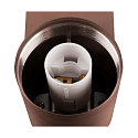 SLV Wandleuchte VARYT, IP44, rund, E14 max. 6W, ohne Schirm / Abdeckung, kupfer