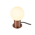 SLV Tischleuchte VARYT, rund, E14 max. 6W, kupfer