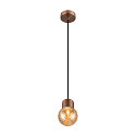 SLV Pendelleuchte VARYT, E14, 1x max. 6W, kupfer