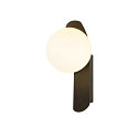 SLV Wandleuchte SUN PHASE, G9 max. 40W (LED), schwarz, rund