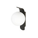 SLV Wandleuchte SUN PHASE, G9 max. 40W (LED), schwarz, rund