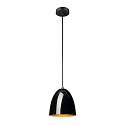 Pendelleuchte PARA CONE 20, E27 max. 60W, Aluminium, gold / schwarz