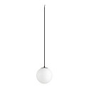 SLV Pendelleuchte SUN 20, E27, offenes Kabelende, 1x max. 40W, matt schwarz