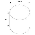  LED Leuchtmittel Globe 125 Half Moon PHASE, E27, 7W 2700K, dimmbar