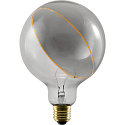  LED Leuchtmittel Illusion Globe 125 slanting top PHASE SM, E27, 5W 2200K, dimmbar, Rauchglas