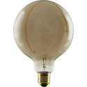  LED Leuchtmittel Illusion Globe 125 Crescent slanting PHASE, E27, 6W 1900K, dimmbar, smokey