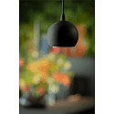SLV 3-phase pendant luminaire LIGHT EYE� 90 down, ball shaped GU10 IP20, black matt dimmable
