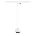SLV 3-Phasen Pendelleuchte LIGHT EYE� 90, � 8.9cm, GU10 PAR16 / PAR51 max. 6W, Stahl, inkl. Adapter, matt wei�