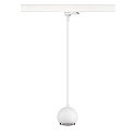 SLV 3-Phasen Pendelleuchte LIGHT EYE� 90, � 8.9cm, GU10 PAR16 / PAR51 max. 6W, Stahl, inkl. Adapter, matt wei�