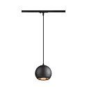 1-phase pendant luminaire LIGHT EYE� 150 GU10 IP20, black dimmable