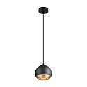 SLV pendant luminaire LIGHT EYE� 150 GU10 IP20, black dimmable