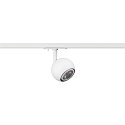 SLV 1-Phasen-Strahler LIGHT EYE� 90, rund, GU10 max. 6W, drehbar und schwenkbar, matt wei�