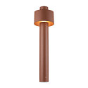 outdoor floor lamp PHOTONI CYL POLE 75 cylindrical, impact resistant E27 IP65, rust dimmable