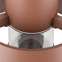 SLV Outdoor Stehleuchte PHOTONI CYL POLE 75, IP65 IK08, 75cm, zylindrisch, E27, Aluminium, seeluft-best�ndig, rost matt