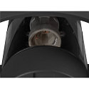 SLV outdoor wall luminaire PHOTONI CYL cylindrical, half round E27 IP65, black matt dimmable