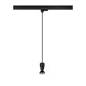 SLV 3-phase pendant luminaire PURI 2.0 BASIC GU10 IP20, black dimmable