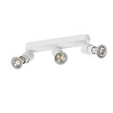 SLV Wand- und Deckenleuchte PURI 2.0 Basic Long, rund, 3x GU10 max. 6W, wei�