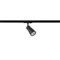 SLV 1-Phasen-Strahler PURI 2.0 DOME, GU10 max. 6W, drehbar und schwenkbar, schwarz