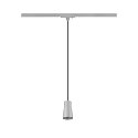 SLV 1-phase pendant luminaire PURI 2.0 - DOME half round GU10 IP20, grey dimmable