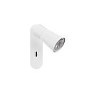 SLV Wand- und Deckenleuchte PURI 2.0 CONE, rechteckig, mit Schalter, GU10 max. 6W, wei�