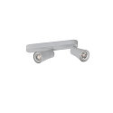 SLV Wand- und Deckenleuchte PURI 2.0 CONE, asymmetrisch, 2x GU10 max. 6W, grau