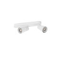 SLV wall and ceiling luminaire PURI 2.0 - DOME 2 flames, asymmetrical GU10 IP20, white dimmable