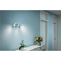 SLV wall and ceiling luminaire PURI 2.0 - DOME 3 flames, long GU10 IP20, white dimmable