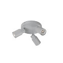 SLV Wand- und Deckenleuchte PURI 2.0 TUBE, rund, 2x GU10 max. 6W, grau