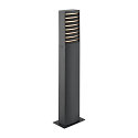Outdoor LED-Stehleuchte RASTERLYS POLE 70, IP65 IK06, mit Diffusor, gew�lbt, 27W 2700/3000K 750lm 2x70�, dimmbar, anthrazit