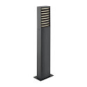 SLV Outdoor LED-Stehleuchte RASTERLYS POLE 70, IP65 IK06, mit Diffusor, gew�lbt, 27W 2700/3000K 750lm 2x70�, dimmbar, anthrazit