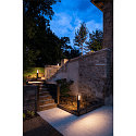 SLV Outdoor LED-Stehleuchte RASTERLYS POLE 70, IP65 IK06, mit Diffusor, gew�lbt, 27W 2700/3000K 750lm 2x70�, dimmbar, anthrazit