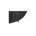 LED Ootdoor Solar Stehleuchte ADEGAN FLAT, 4,35W, 2200K, 75lm, IP65, dimmbar, schwarz