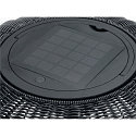 SLV LED Ootdoor Solar Stehleuchte ADEGAN FLAT, 4,35W, 2200K, 75lm, IP65, dimmbar, schwarz