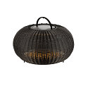 SLV LED Ootdoor Solar Stehleuchte ADEGAN FLAT, 4,35W, 2200K, 75lm, IP65, dimmbar, schwarz