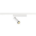SLV LED 1-Phasen-Strahler GRIP! S PHASE, zylindrisch, 11W 3000K 29�, CRi >90, dimmbar, schwenkbar, wei� / schwarz