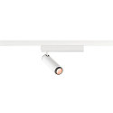 SLV LED 1-Phasen-Strahler GRIP! S PHASE DTW, zylindrisch, 11W 2000-3000K 29�, CRi >90, Dim-to-Warm, schwenkbar, wei� / schwarz