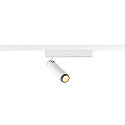 SLV LED 1-Phasen-Strahler GRIP! S PHASE DTW, zylindrisch, 11W 2000-3000K 29�, CRi >90, Dim-to-Warm, schwenkbar, wei� / schwarz