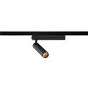 SLV LED 1-Phasen-Strahler GRIP! S PHASE DTW, zylindrisch, 11W 2000-3000K 29�, CRi >90, Dim-to-Warm, schwenkbar, schwarz / gold