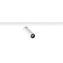 SLV LED Niedervolt-Spot GRIP! S DALI, zylindrisch, 48V, 9.8W 2700K 29�, DALI dimmbar, schwenkbar, wei� / schwarz