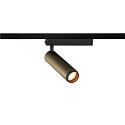 SLV LED 1-Phasen-Strahler GRIP! M PHASE, zylindrisch, 20W 2700K 42�, CRi >90, UGR <19, dimmbar, schwenkbar, bronze / schwarz