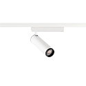 SLV LED 1-Phasen-Strahler GRIP! M PHASE, zylindrisch, 20W 3000K 42�, CRi >90, UGR <19, dimmbar, schwenkbar, wei� / schwarz