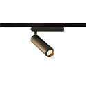SLV LED 1-Phasen-Strahler GRIP! M PHASE, zylindrisch, 20W 3000K 42�, CRi >90, UGR <19, dimmbar, schwenkbar, bronze / schwarz