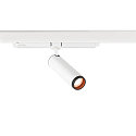 SLV LED 3-Phasen-Strahler GRIP! M DALI DTW, 15W 2000-3000K 42�, CRi >90, UGR <19, DALI steuerbar, Dim-to-Warm, schwenkbar
